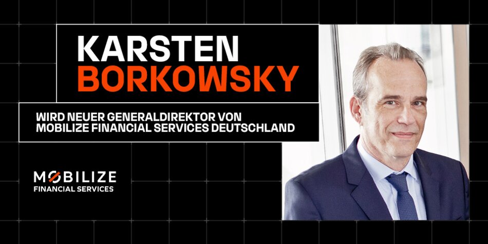 Karsten Borkowsky wird zum 1. November 2024 neuer Generaldirektor von Mobilize Financial Services Deutschland